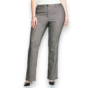 Talbots Raleigh Houndstooth Wool Blend Pleated Pants Women’s Plus Size 20W